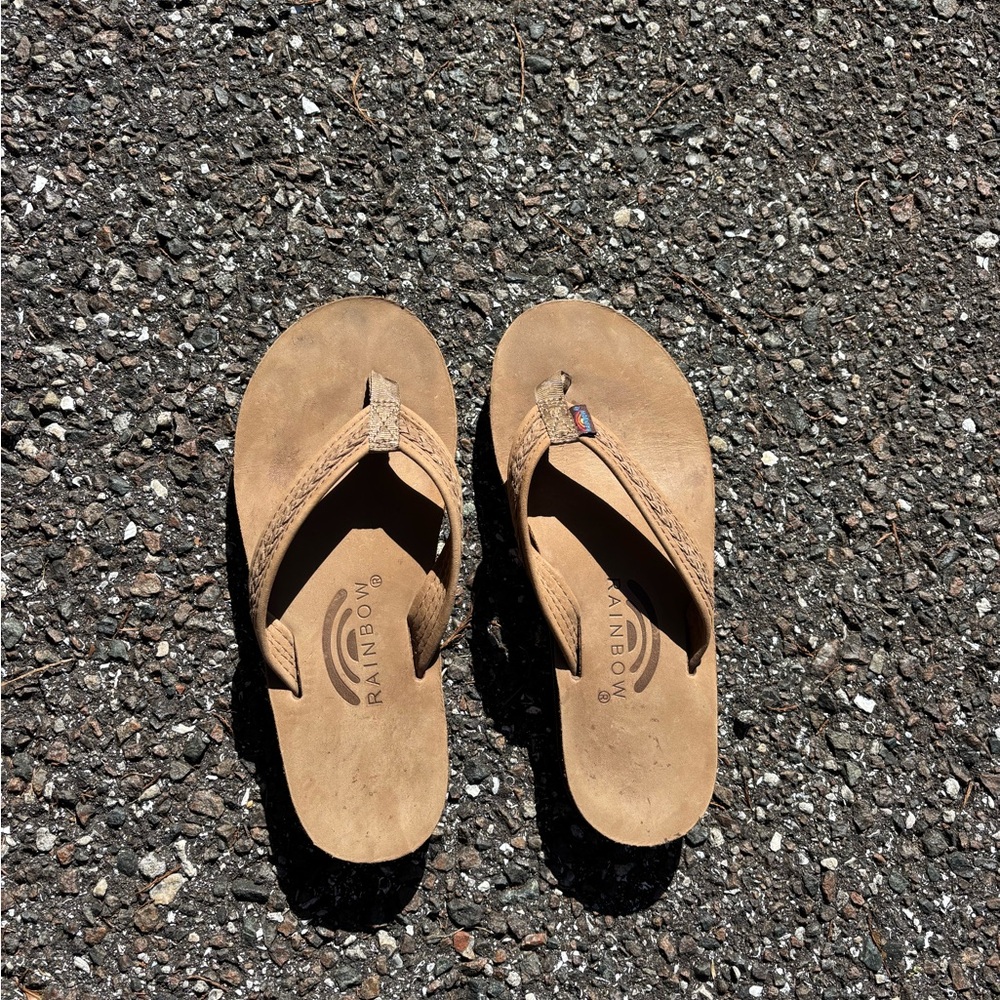 Rainbow Tan Sandals